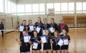 Волейбол: девушки из Йыхвиской спортшколы выиграли финальный турнир Кубка Эстонии