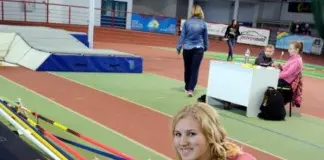 На чемпионате Кохтла-Ярве Реэна Колл попробовала в деле новый шест