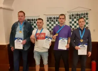 Команда кохтла-ярвеского клуба «Диагональ» выиграла клубный чемпионат Эстонии по быстрым шахматам