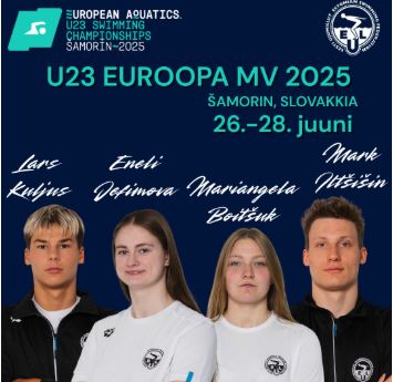 Slovakkias Šamorinis alanud kuni 23-aastaste Euroopa meistrivõistlustel pääses Eneli Jefimova 50 m rinnuliujumises parima ajaga finaali. Jefimova oli teises eel