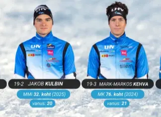 Эстерсунд: эстонские биатлонисты заняли 11 место в эстафете est biathlon