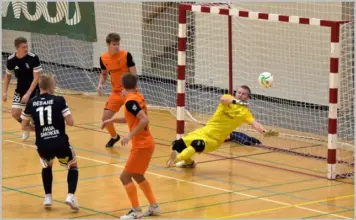 Eesti saalijalgpalli meistrivõistlused. 1. voor. Jõhvi Phoenix – Tartu Ravens Futsal. 4.10.2026 sek 0164